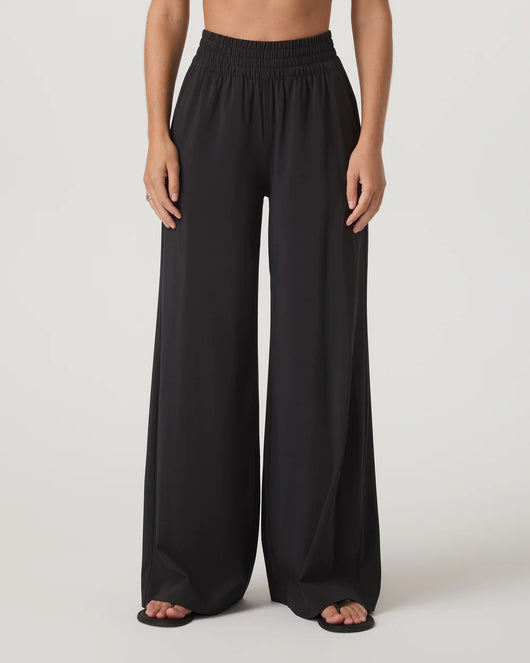 Villa Wideleg Pant: Black