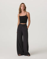 Villa Wideleg Pant: Black
