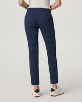 Miles Ankle Pant: Blue Coast
