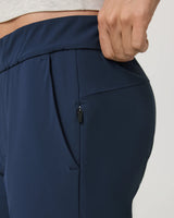 Miles Ankle Pant: Blue Coast