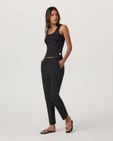 Miles Ankle Pant: Black