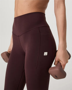 AllTheForm™ Pocket Legging: Raisin
