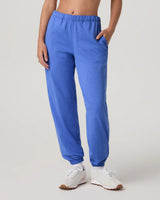 Halo Modern Sweatpant: Bright Iris Heather