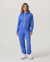 Halo Modern Sweatpant: Bright Iris Heather