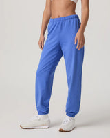 Halo Modern Sweatpant: Bright Iris Heather