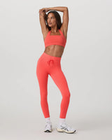 Daily Form Legging: Bright Coral