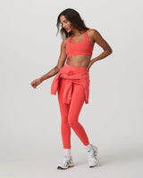Daily Form Legging: Bright Coral
