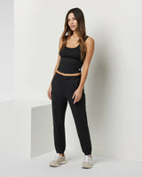 Boyfriend Jogger: Black Heather