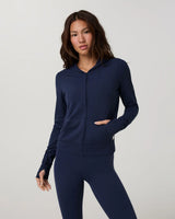 AllTheFeels™ Mini Full Zip Hoodie: Blue Coast