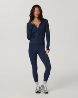 AllTheFeels™ Mini Full Zip Hoodie: Blue Coast
