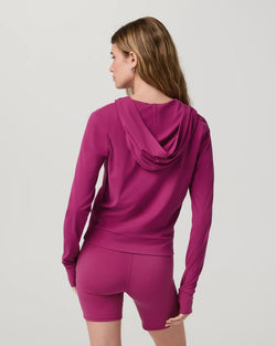 AllTheFeels™ Mini Full Zip Hoodie: Dragonfruit