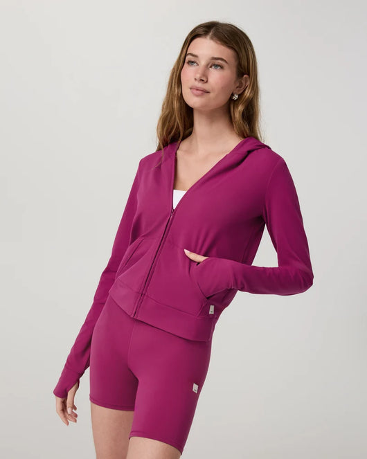 AllTheFeels™ Mini Full Zip Hoodie: Dragonfruit