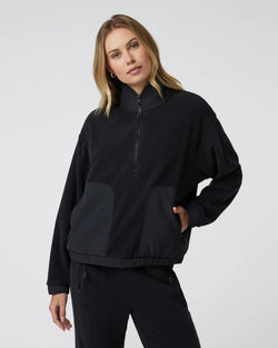 Aspen Half Zip: Black
