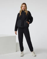 Aspen Half Zip: Black