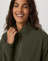 Aspen Half Zip: Olive