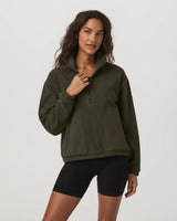 Aspen Half Zip: Olive
