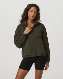 Aspen Half Zip: Olive