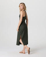 Halo Racerback Dress: Kale