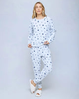 Marna Waffle Thermal PJ Set: Sleepy Star