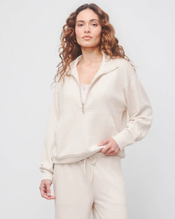 Scubasoft Quarter-Zip Sweatshirt: Moonstone