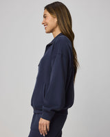 Scubasoft Quarter-Zip Sweatshirt: Navy