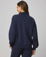 Scubasoft Quarter-Zip Sweatshirt: Navy