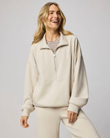 Scubasoft Quarter-Zip Sweatshirt: Pale Oak
