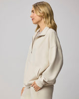 Scubasoft Quarter-Zip Sweatshirt: Pale Oak