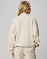 Scubasoft Quarter-Zip Sweatshirt: Pale Oak