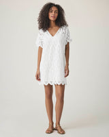 Sandro Eyelet Dress: White