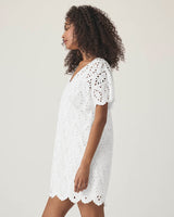 Sandro Eyelet Dress: White