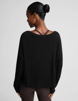 LuxeLayer Pullover: Black