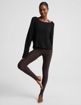 LuxeLayer Pullover: Black