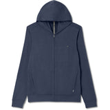 Ponto Full Zip Hoodie: Azure Heather