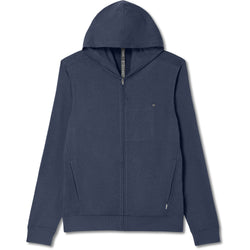 Ponto Full Zip Hoodie: Azure Heather