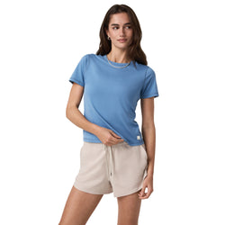 S/S Lux Tee: Light French Blue