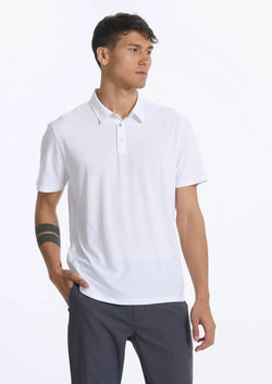 Strato Tech Polo: White