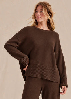 Haven Crewneck Sweater: Java