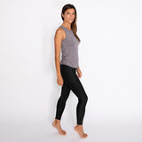 Hudson Muscle Tank: Heather Charcoal