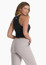 Elevation Plyo Tank: Black Heather